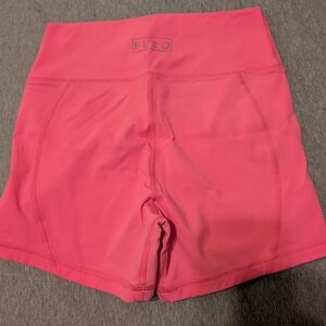 FLEO Women's Heather Neon Pink Shorts